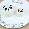 Relieves Ball Simulation Stress PU Toys Straps Kawaii Cartoon Panda Squeeze Toys Silicone