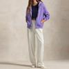 Polo Ralph Lauren Loose Fleece Full-Zip Hoodie Women Hoodies Blue Purple WMPOKNINFB20767-510