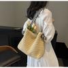 Summer Straw-woven Armpit Big Bag Women's New Fashion Woven Tote Bag Versatile Fake Beach Bag