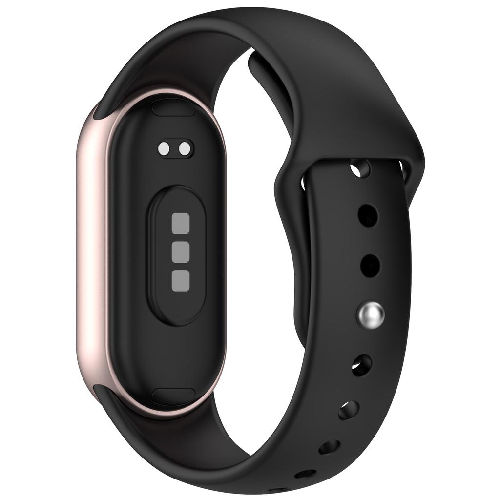 Watch Band for Xiaomi Smart Band 10 NFC/10/9 NFC/9/8 NFC/8 Reverse Buckle Silicone Wrist Strap