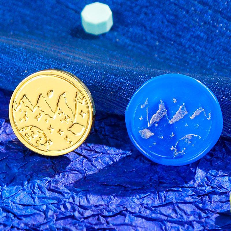 Eco-Friendly Zinc Alloy Retro Wax Seal Head with Color-Preserving Electroplating