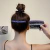 Nové hřebeny do vlasů Plastová sponka do vlasů Elegantní dámská móda Kamínkové sponky do vlasů Hřebeny na drdol Dívčí vlasové doplňky
