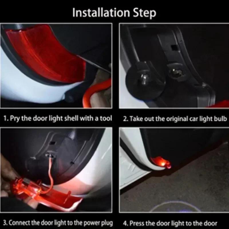 Led Car Door Light Logo Laser Projector Welcome Lamp Welcome Light For Chevrolet Captiva 2007-2018 Auto Styling Accessories