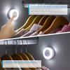 Modern LED Touch Control Night Light Rechargeable Night Light Adjustable Brightness Warm & Cool White Portable LED Lamp for Bedroom Hallway Wardrobe