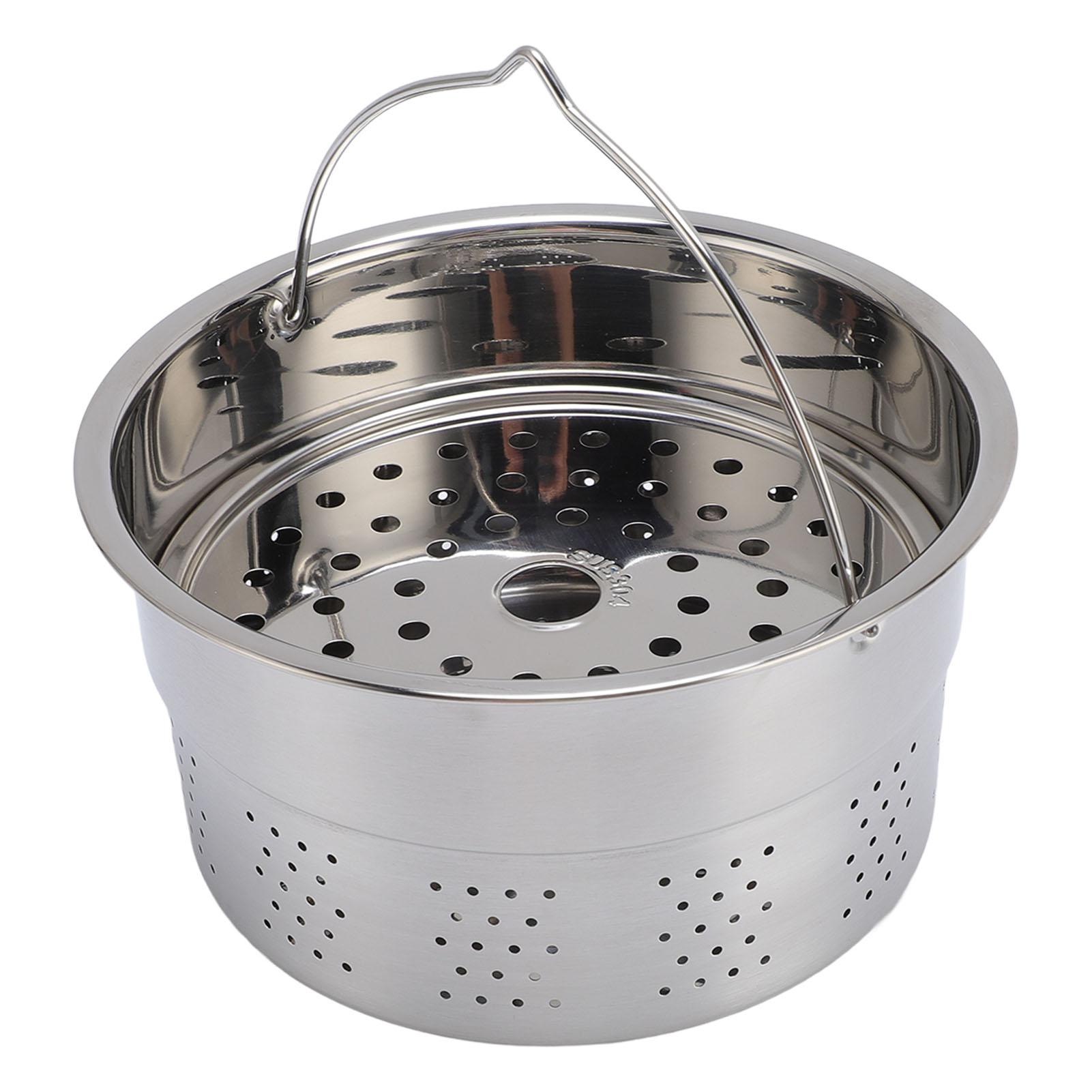 

Steaming Pot for TM5 TM6 Food Processor Steaming Basket Stainless Steel Kitchen Tool L