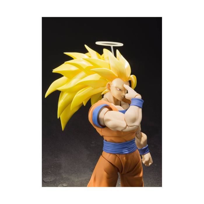 Figurine - Bandai Tamashii Nations - SSJ 3 Son Goku - Collection Dragonball Z - 16 Cm