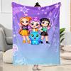 K-pop Demon Hunters Blanket Comfortable Suitable for Bedding Office Livingroom Four Seasons Universal Stylish Decor