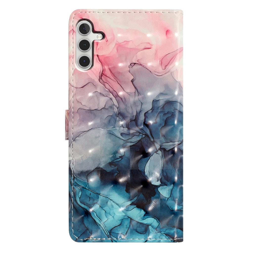 For Samsung Galaxy A16 5G/A16 4G Case PU Leather 3D Pattern Printing Wallet Phone Cover