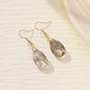 European and American Crystal Jewelry High-end Long Teardrop Earrings Fashionable Light Luxury Colorful Zircon Earrings