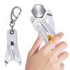 Portable Precise Thread Size Checker Keychain Inch Metric Thread Size Verification Tool Nuts and Screws Thread Checker