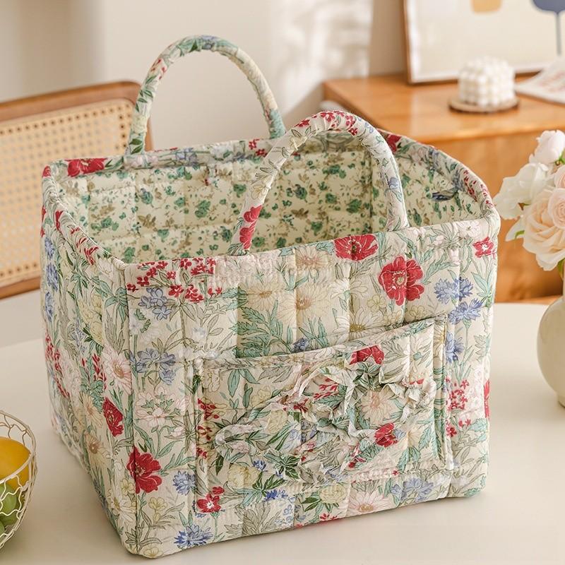 Portable Cotton Underwear Organizer Bag Multi Use Foldable Desktop Storage For Women Bedroom