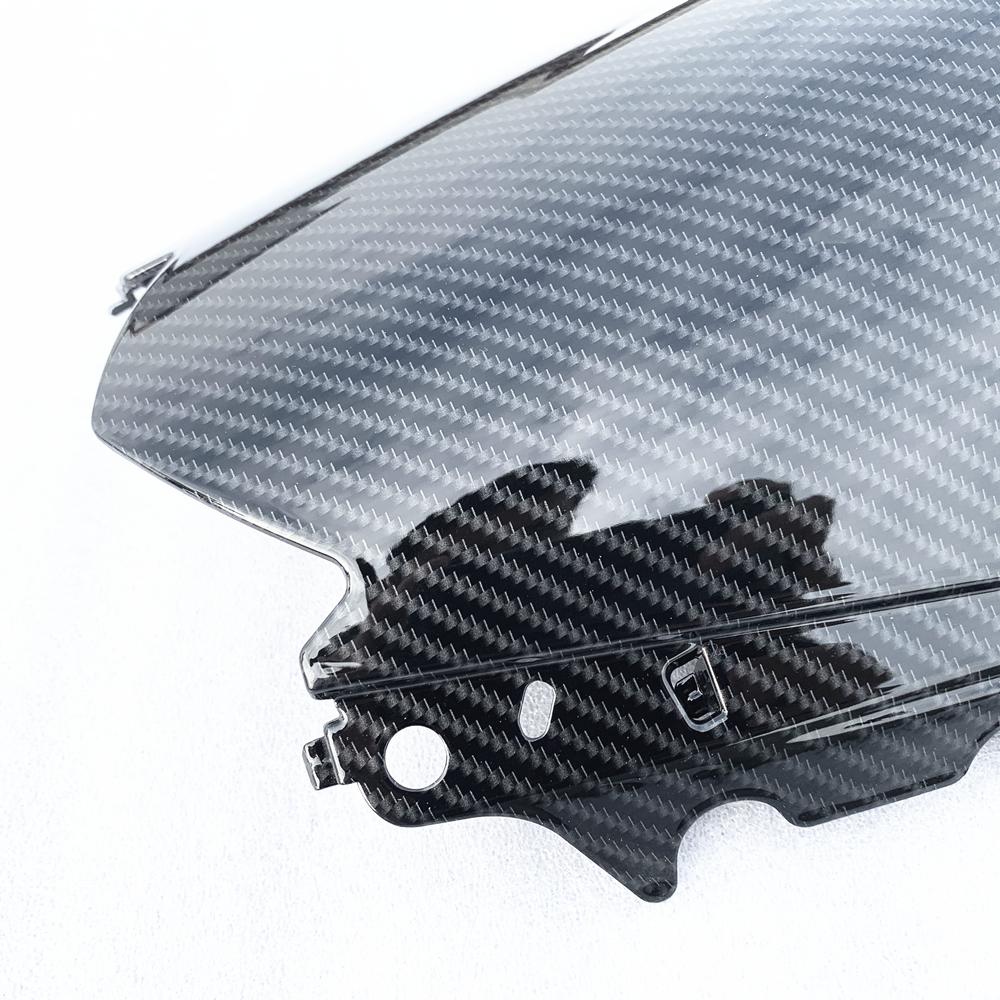 For Yamaha YZF R25 R3 2013 2014 2015 2016 2017 2018 Carbon Fiber Painting Motorcycle screen Windshield WindScreen Double