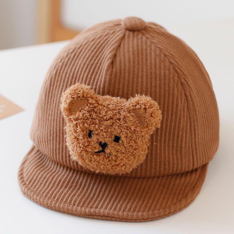Unisex Baby Duckbill Cap: Cute Corduroy Baseball Sun Hat for Spring and Autumn