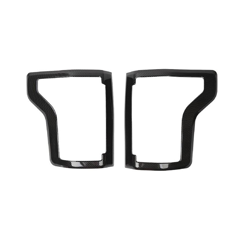 Car Tail Light Cover Trim for Ford F150 2015 2016 2017 2018   Lamp Hood Taillight Guard Decoration Exterior
