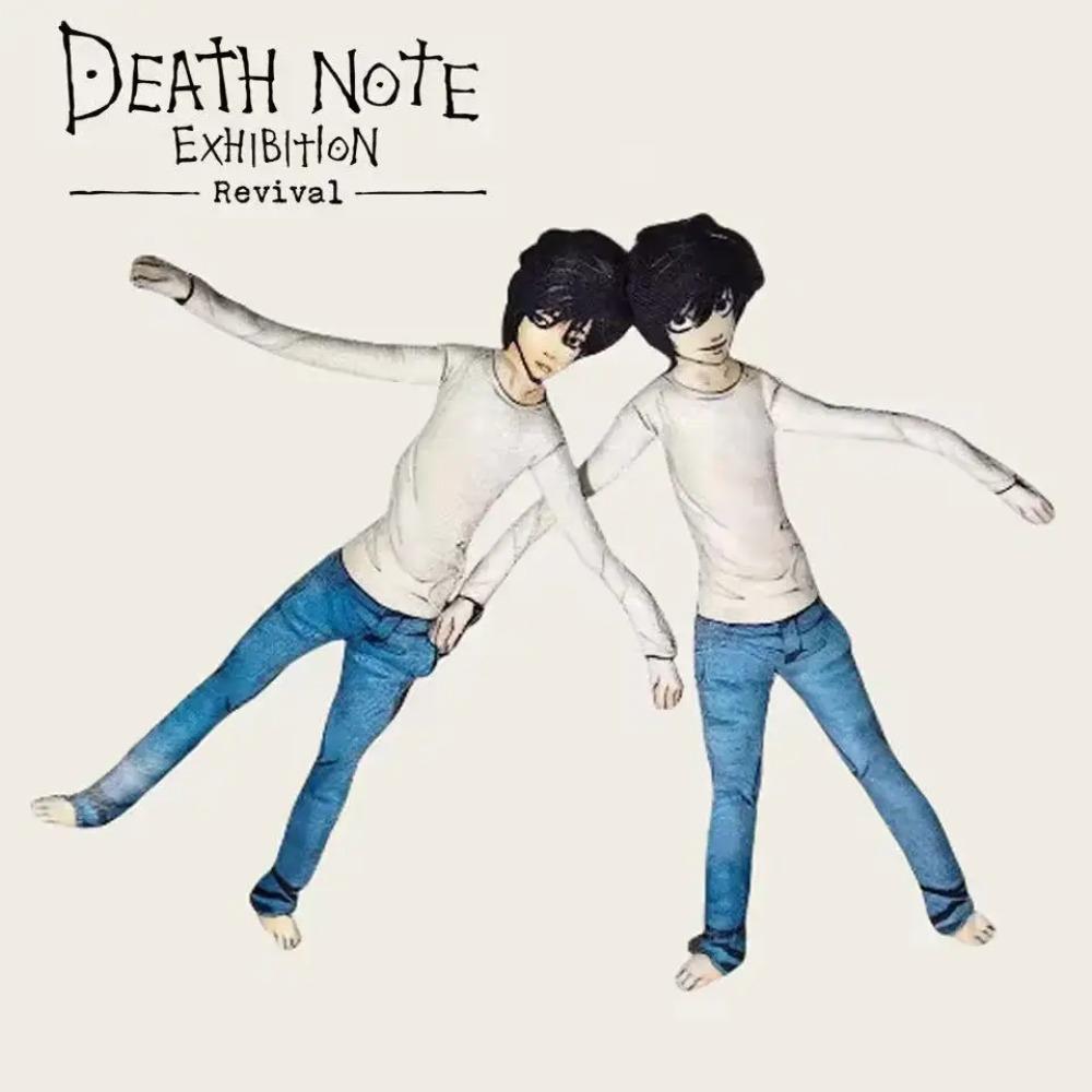 Anime Death Note L.Lawliet Light Yagami Cosplay Puppe Plüschtier Stofftier Abstrakt Gelenkig Flexibel Raumdekoration Halloween Requisiten
