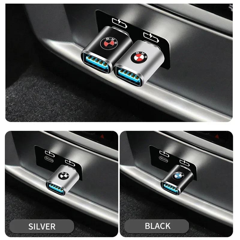 QMBR7 2025 Hots E60 2025 Hots USB 3.0 Type-C Car Data Adapter Type C 10A OTG USB C Male To USB For BMW E46 E39 E90 E36 F30 F10 E34 E30