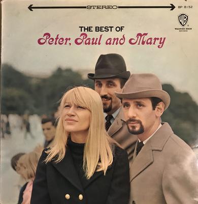 LP Record PETER PAUL  MARY  Best Of BP8152 WARNER BROS Japan Pop Used
