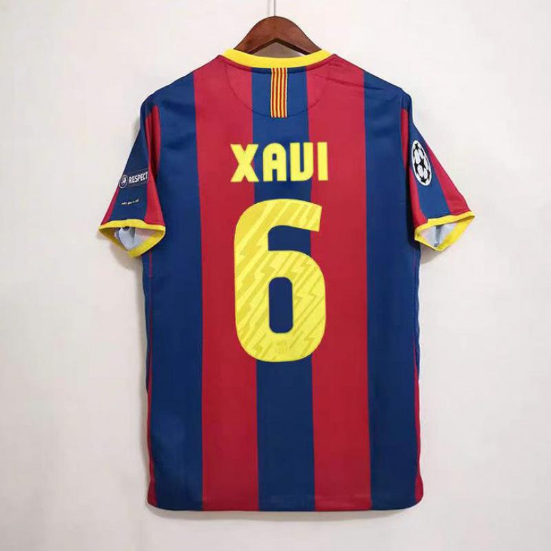 Vintage Trikot Fußballtrikot Trainings trikot Klassischer Sternendruck Verein AC Barcelona C Romesi Trikot