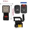 For Battery 3/4/5/8 Inch Led Working Light With Handle Flashlight Torch Spotlight Emergency Light Camping Lighting