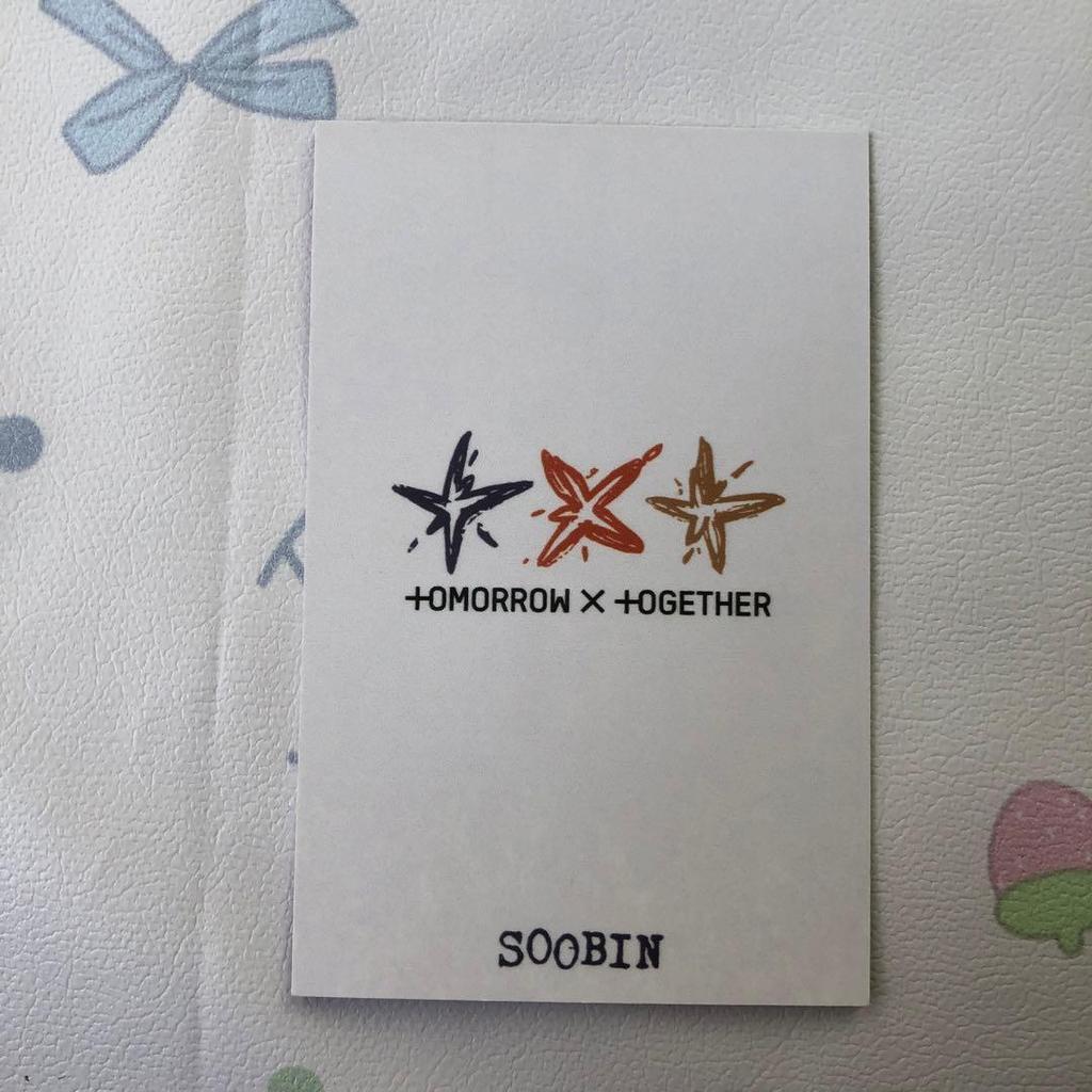 [USED] Soobin TXT Tuba Sanok Tomorrow Trading Card Pre-recorded