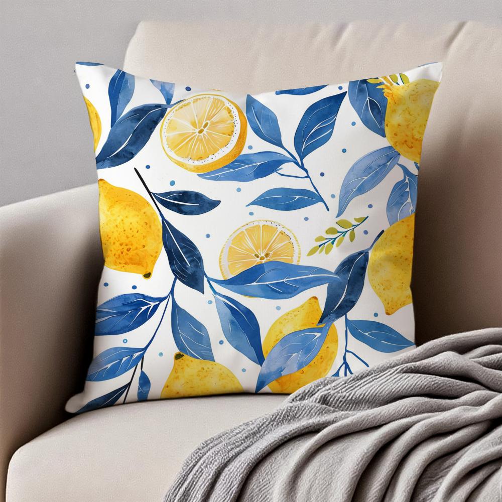 RRubiksES Cube Cushion Cover Pillowcase Antidustmite Invisible Zipper Short Plush Sofa Cushion