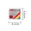 pgnkd1 Car Logo Aluminum Label Stickers Decorative Accessories For Honda Civic Fit Jazz Accord Pilot CRV Odyssey Passport City Shuttle