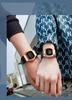 Sanda Couple's New Lift-Hand Light Digital Square Wristwatch