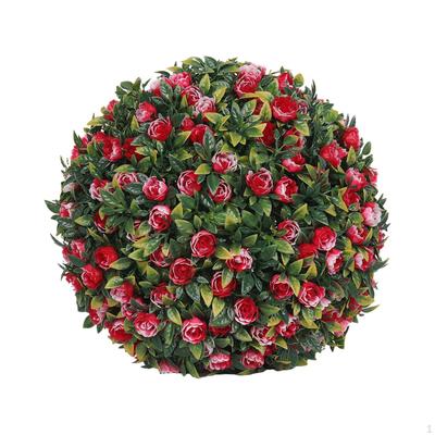20 Cm Decorative Artificial Plants, Topiary Ball, Floral Decoration Accessory, And