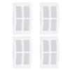 Pack of 4 Replacement Filters for Robotic Vacuum Cleaner Water Tank Accessories Plastic Sewage Box Filtration Parts