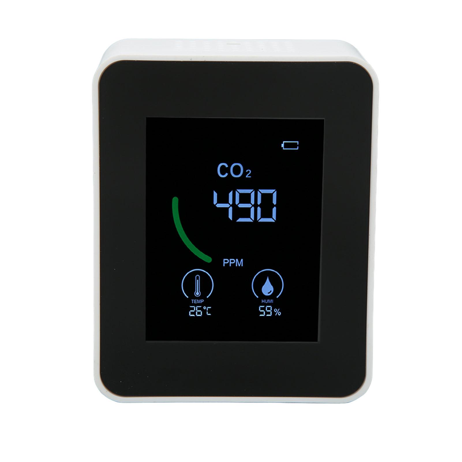 

Детектор углекислого газа USB-зарядка TVOC-датчик Полупроводниковый монитор качества воздуха с температурой