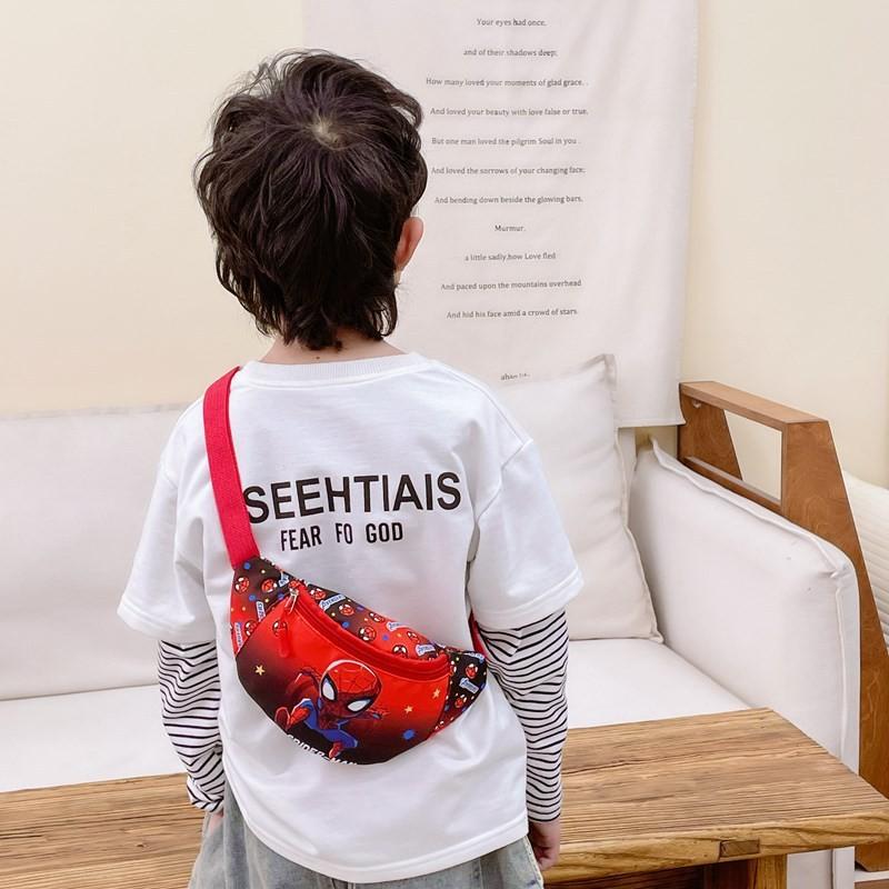 Avengers Printed Character Shoulder Chest Bag Children Wallet Outdoor