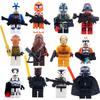 Set di Blocchi da Costruzione Star Wars Mini Figure Mattoncini Kit Battaglia Spaziale Custodia Giocattolo