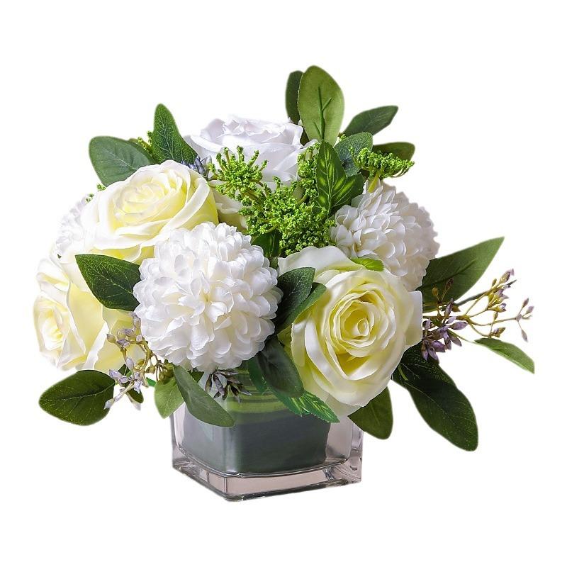 Premium High-end Fake Flower Simulation Potted Plant Business Decoration Ornaments Room Coffee Table Furniture Dining Table Scene Layout