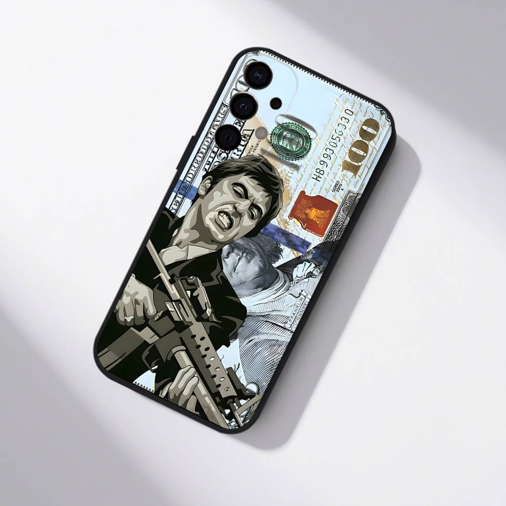 S-Scarfaces Tony M-Montana Phone Case For Samsung S25,S24,S21,S22,S23,S30,Ultra,S20,Plus,Fe,Lite,5G Black Cover