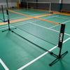 Foldable Tennis & Volleyball Net Height Adjustable Weatherproof Portable Backyard Sports Net for Beach Court Driveway Playground