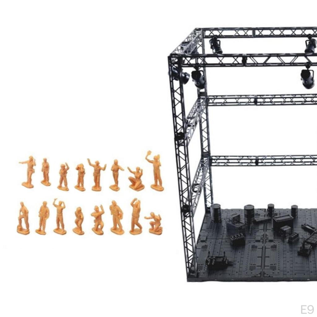 DIY Base Scene with 16 Figure Models