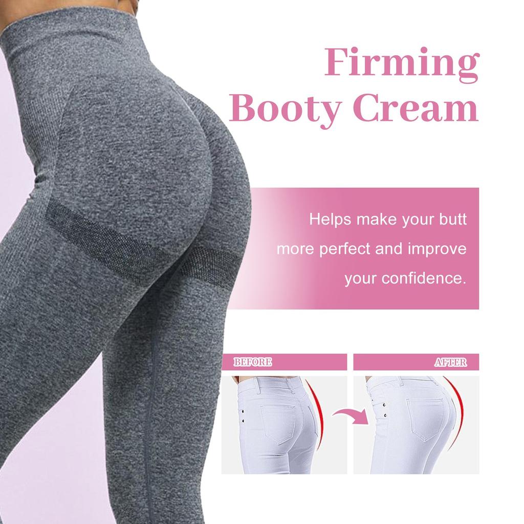 Booty Paste  - Firming & Lifting Body Paste For Buttocks, Thighs & Hips - Smooths & Improves Skin Tone - Fast Absorbing Hip Massage Paste
