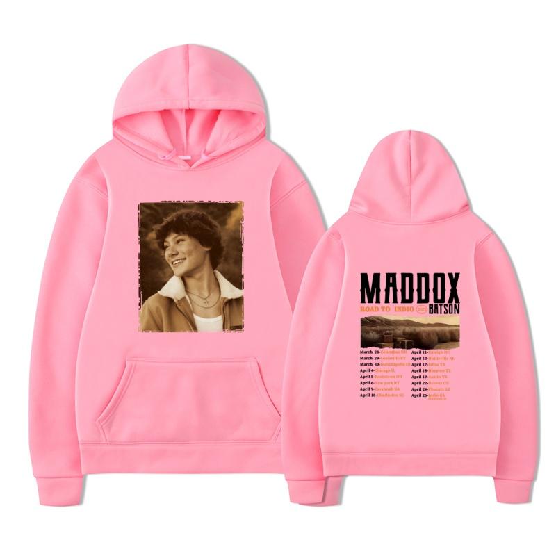 Maddox Batson 2025 fashion new printed hoodie men's long sleeved sportswear fashion pullover hoodie hooded pocket sweatshirt