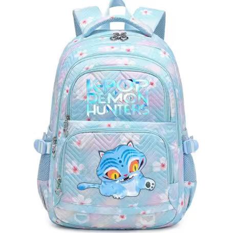 Peripheral printing large-capacity primary and secondary school schoolbags trendy backpacks lightweight and fashionable backpacks