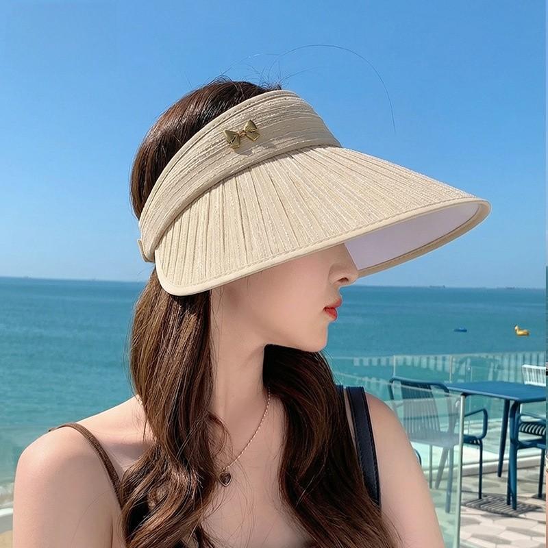 Summer Flowy Sun Hat With Wide Brim For Women Outdoor Sun Protection