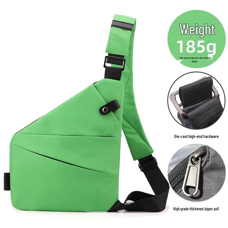Borsa a tracolla pettorale antifurto per uomo e donna - Zaino da viaggio elegante e sicuro