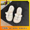 Popular fashion muffin non-slip heightening beach sandals 2025 summer wear new thick-soled fairy wind cool slippers