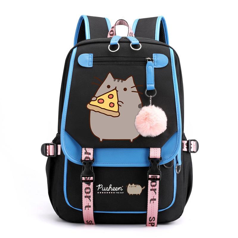 Cartoon Cute Printed School Bag Outdoor Travel Oxford Cloth Backpack
