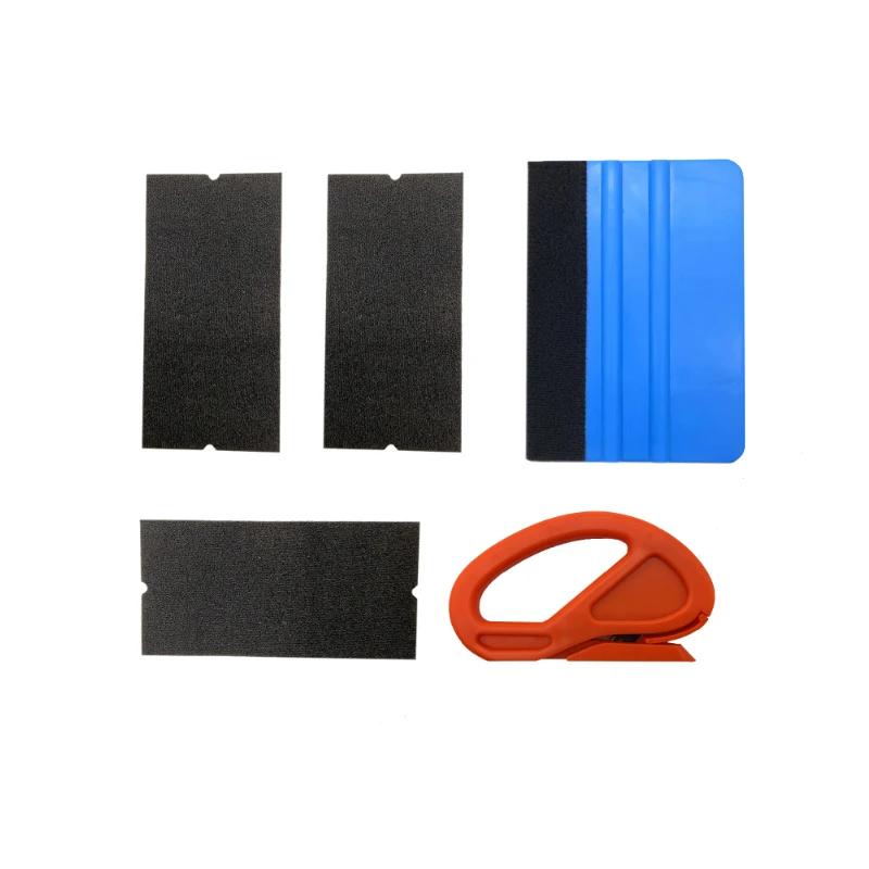 

Новый набор инструментов для оклеивания автомобиля пленкой, скребок, резиновый скребок, набор для установки виниловых наклеек на автомобиль, автомобильные аксессуары из фольги