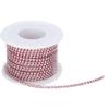 SS8‑2.5mm 10 Yard Artificial Diamond Chain DIY Home Craft Wedding Decoration ChainPink