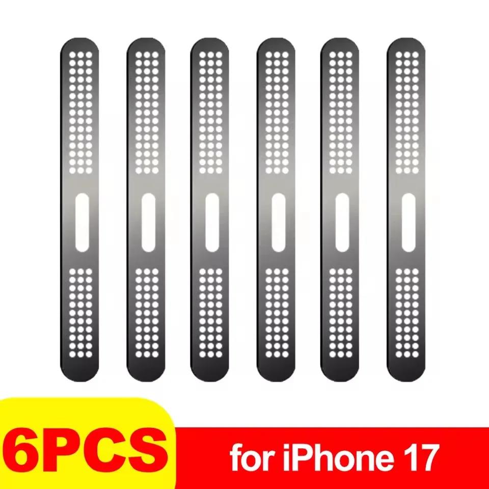 2/10PCS Metal Speaker Dust Sticker for IPhone 17 Pro Max Air 17PM 17Pro Speaker Protective Cover Mesh Dustproof Net For iPhone17
