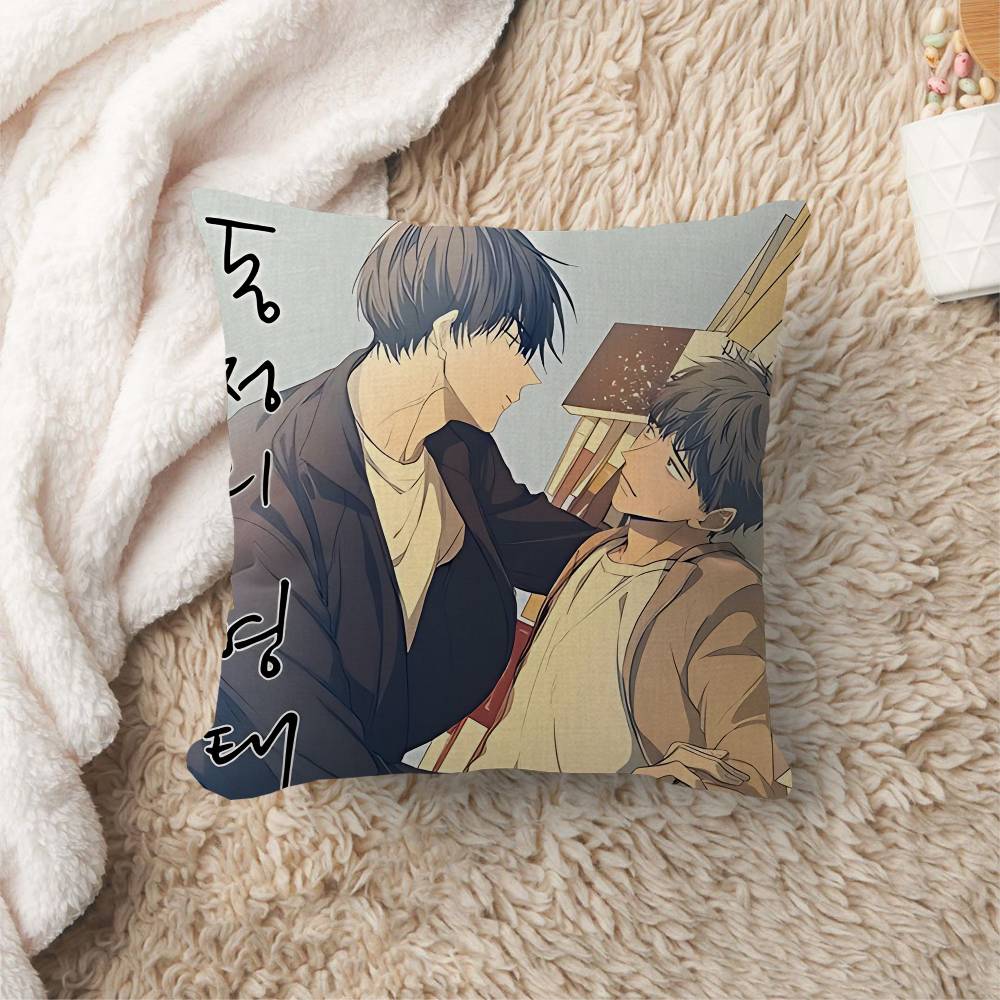 The Shape of Sympathy Bl Anime Pillow Cover Design Cushion Cover Decor Holiday Decorati
