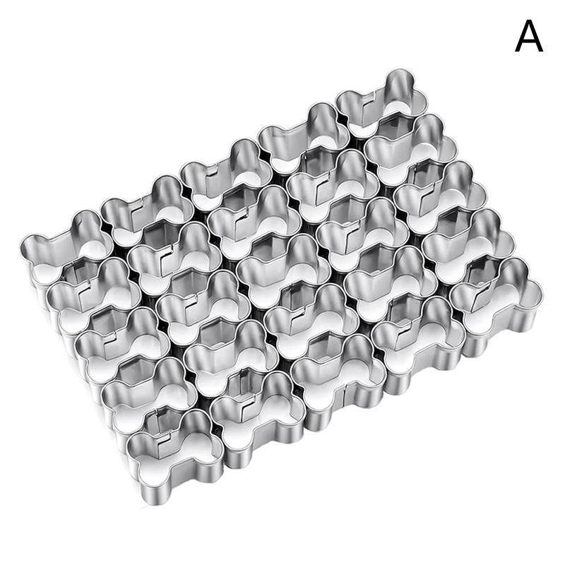 

Форма для печенья в виде косточки из нержавеющей стали с щеточкой для чистки, форма для DIY торта, сахарной мастики, выпечки, печенья, кухонный инструмент