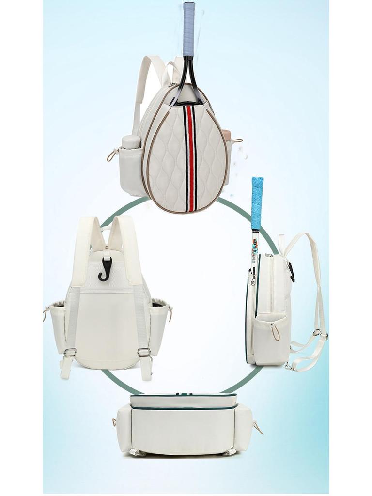 Lightweight Multifunctional Sports Backpack for Tennis, Badminton & Table Tennis - Single Shoulder Racket Bag