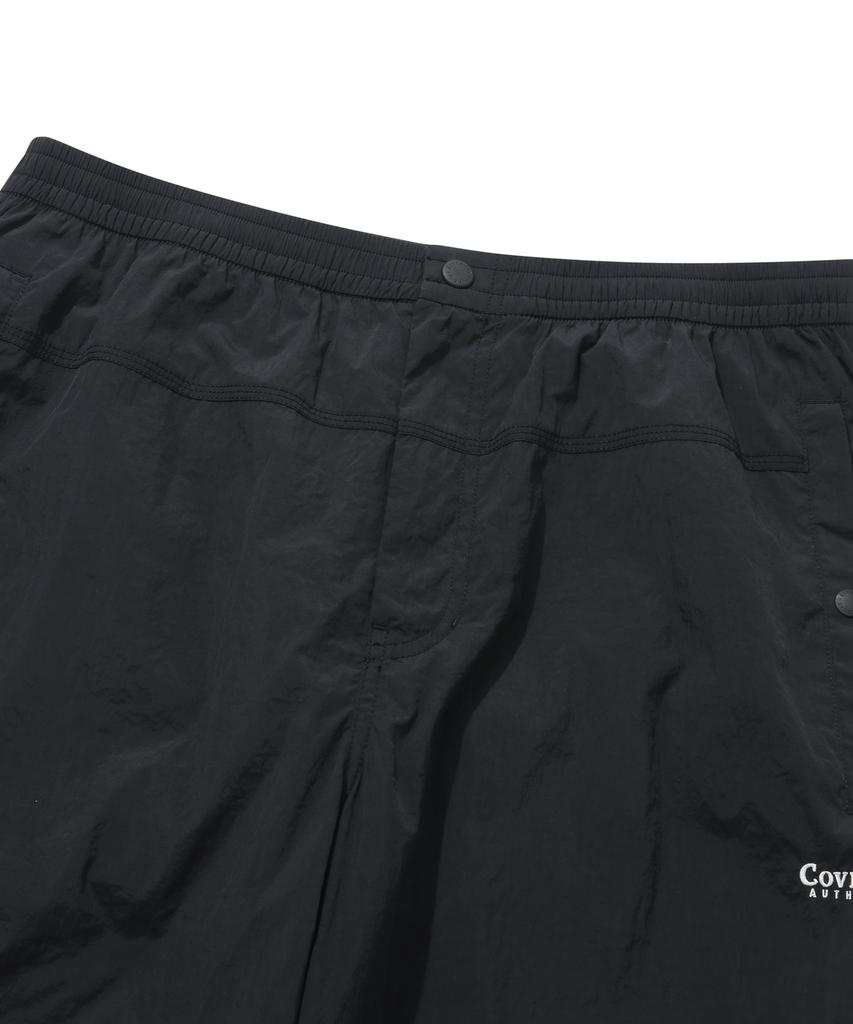 COVERNAT Comfy Nylon Windbreaker Pants Black